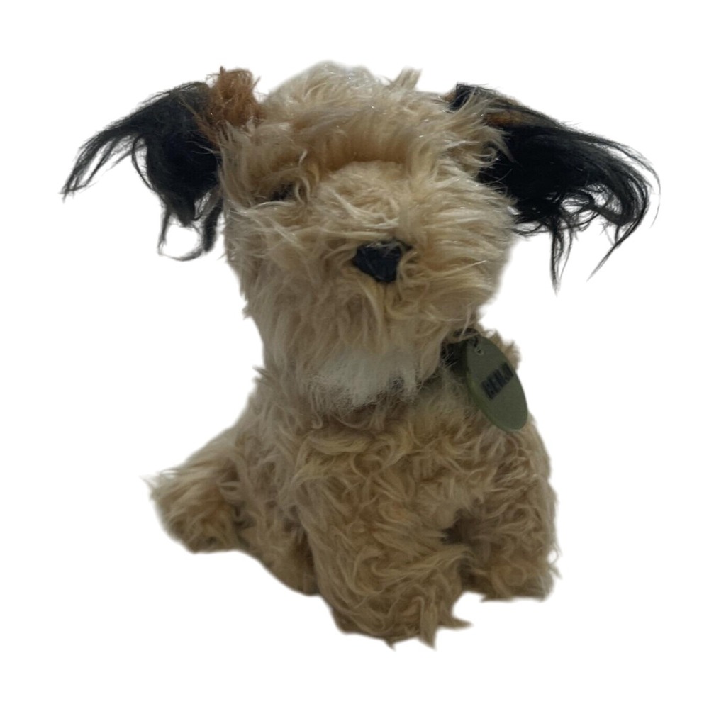 KeJun Benji Dog Plush Stuffed Animal Toy Puppy‎ Beige Black Ears